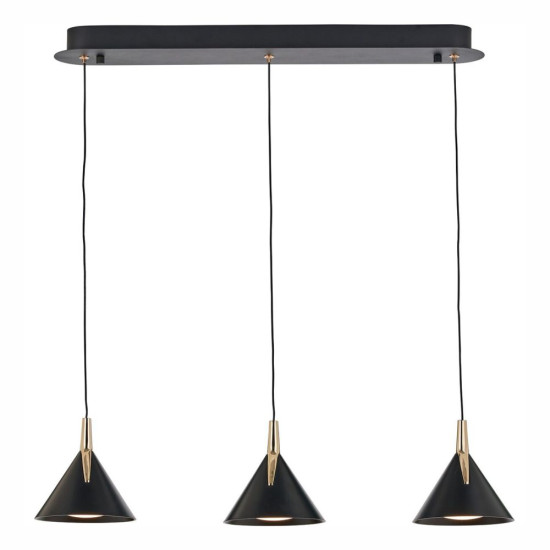 Lustra led Gemini cafenie 24W/1900LM 3000K-6500K