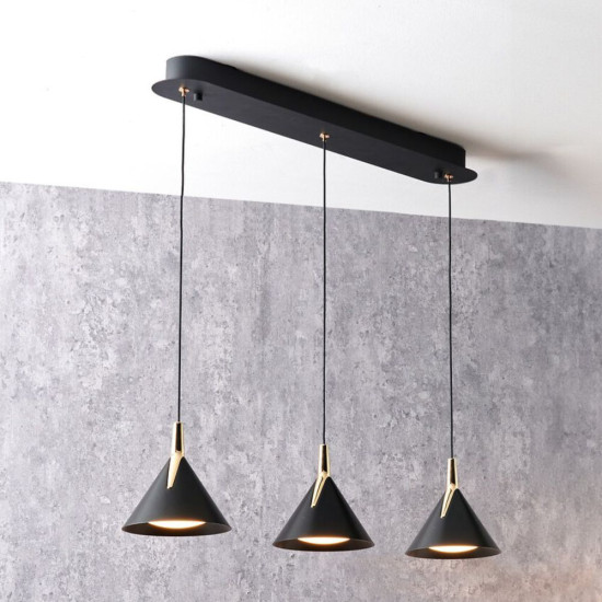 Lustra led Gemini cafenie 24W/1900LM 3000K-6500K