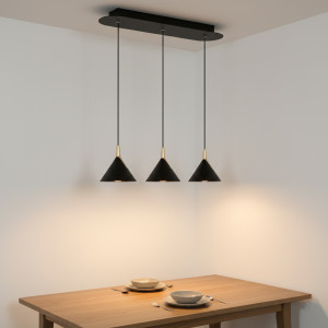 Lustra led Gemini cafenie 24W/1900LM 3000K-6500K