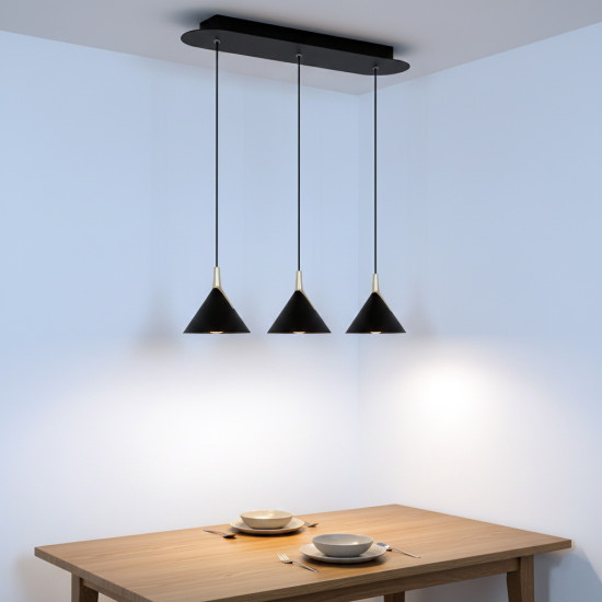 Lustra led Gemini cafenie 24W/1900LM 3000K-6500K