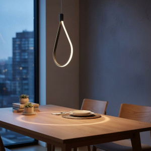 CANDELABRU LED TREND NEGRU 24W/1920lm 3000K-6500K