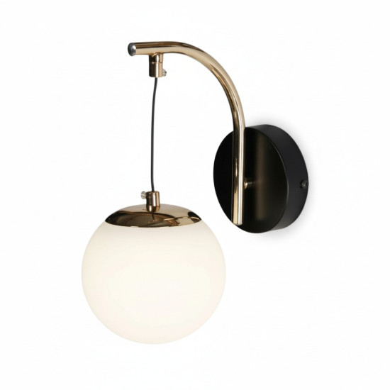 APLICA LED PICA NEGRU+AURIU 9W/850LM 2700K-6500K 130X280mm