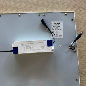 Panou Led 295x595 cu Rama alba, 24W, 6400K, lumina rece Panou Led 295x595 cu Rama alba, 24W, 6400K, lumina rece