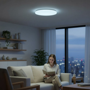 Plafoniera LED Milky fi280 13W=75W, 6400K, lumina rece