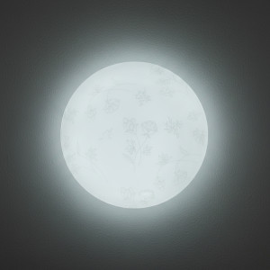 Plafoniera LED Flower  fi300 18W=120W, 6500K, lumina rece