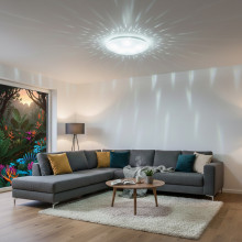 Plafoniera LED Star, Ø380, 24W=200W, 6500K, lumina rece