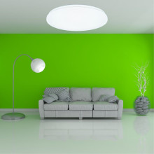 Plafoniera Slim Milky 32W=280W, Ø375 mm, 6500k, lumina rece