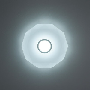 Plafoniera LED diamant cu inel decorativ, Ø400, 24W, 1680Lm, 6500k