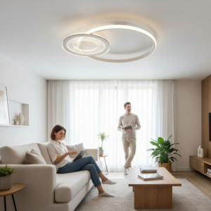 PLAFONIERA LED PERSEUS 67W/4700LM 3 CULORI+IR 480MM