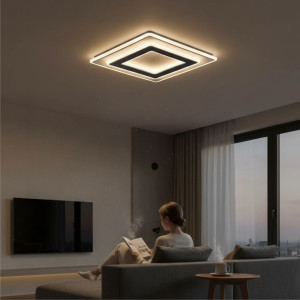 PLAFONIERA LED SINOPE  76W/5450LM 3000K/4000K/6500K 400X400X50MM