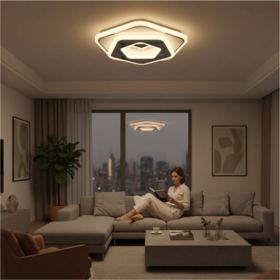 PLAFONIERA LED EUPORIE 45W 2900LM 3000K/4000K/6500K 240X55MM