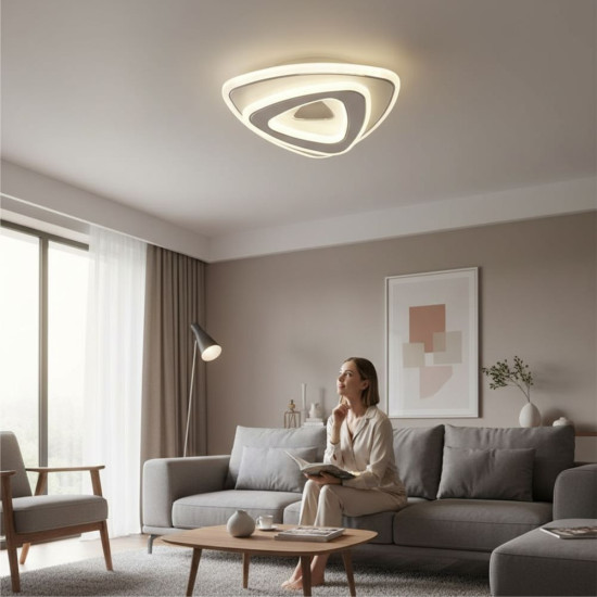 PLAFONIERA LED SPONDE 48W/3900LM 3000K/4000K/6500K 240X55MM