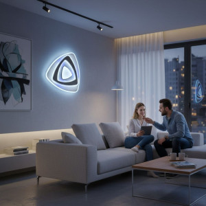 PLAFONIERA LED SPONDE 72W/5650LM 3000K/4000K/6500K 400X50MM