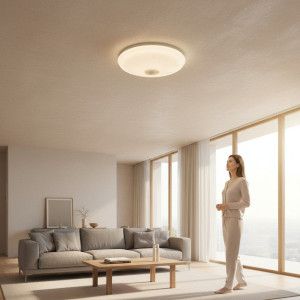 Plafoniera Led cu senzor de miscare reglabil  Ø270, 12W=75W, 4100K, lumina neutra