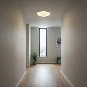 Plafoniera Led cu senzor de miscare reglabil  Ø270, 12W=75W, 4100K, lumina neutra