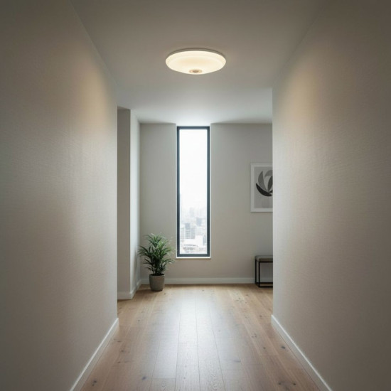 Plafoniera Led cu senzor de miscare reglabil  Ø270, 12W=75W, 4100K, lumina neutra