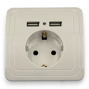 PRIZA SIMPLA CP ST 2 x USB