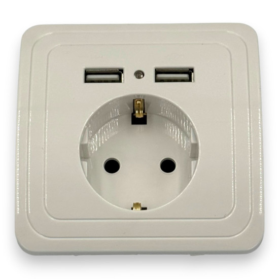 PRIZA SIMPLA CP ST 2 x USB