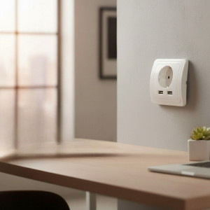 PRIZA SIMPLA CP ST 2 x USB