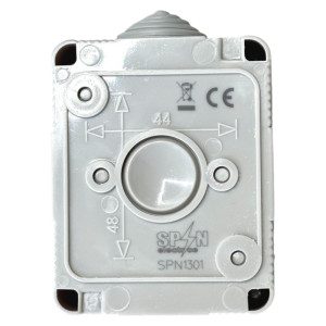 Priza Modulara Simpla cu capac, Antigron, 16A, IP55