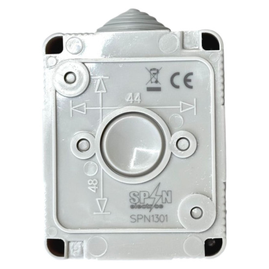 Priza Modulara Simpla cu capac, Antigron, 16A, IP55