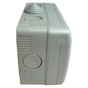 Priza Modulara Dubla cu capac, Antigron, 16A, IP55