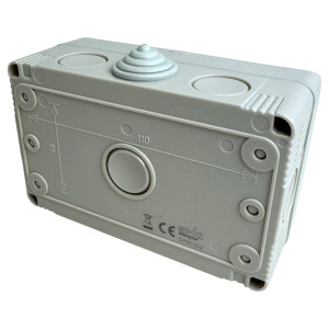 Priza Modulara Dubla cu capac, Antigron, 16A, IP55