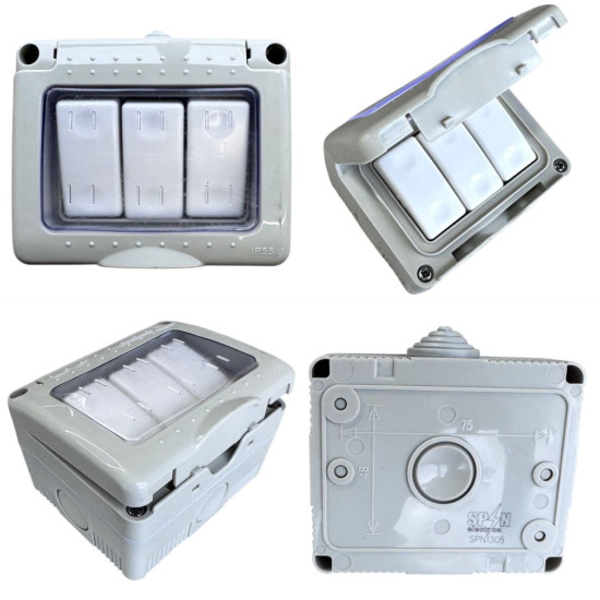 Mod Intrerupator Ag Triplu Ip55