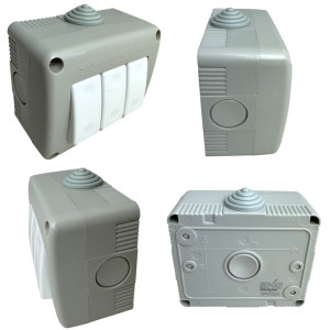 Mod Intrerupator Triplu Fara Capac AG IP20