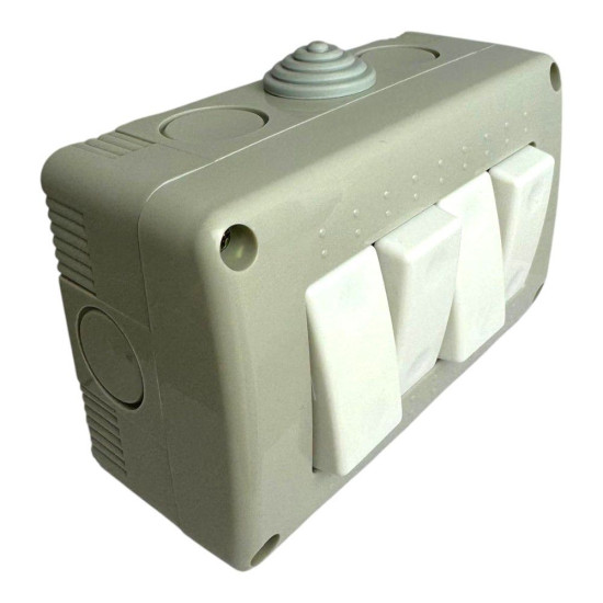 Mod Intrerupator Cvadruplu Fara Capac AG IP20