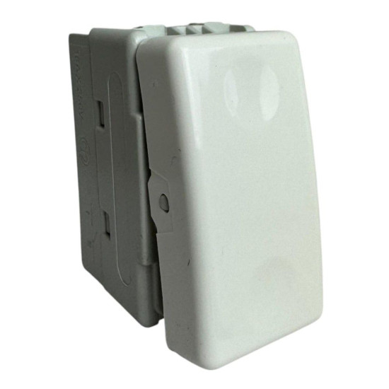 Mod Intrerupator modular cap scara ,alb - 1 modul