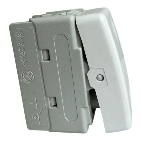 Mod Intrerupator modular cap scara ,alb - 1 modul