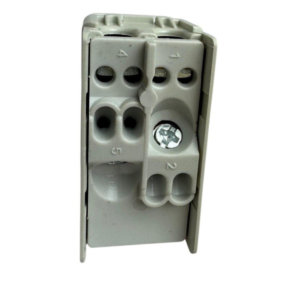 Mod Intrerupator modular cap cruce ,alb - 1 modul