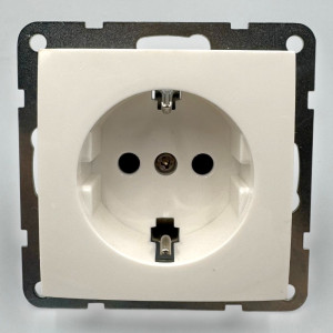 Priza Simpla 2P+E, Spin Top, Alba