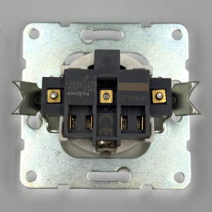 Priza Simpla 2P+E, Spin Top, Alba