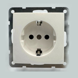 Priza Simpla 2P+E, Spin Top, Alba