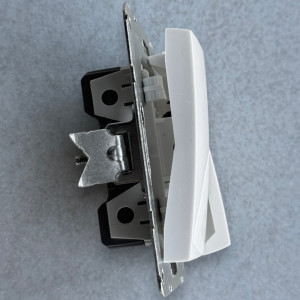 Intrerupator Dublu Spin Top, Alb