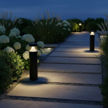 Stâlp LED Grădină 5W Cu Panou Solar IP65, 3000K, Lumina calda