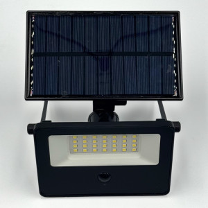 Proiector cu panou solar reglabil si rotativ 360 5V/1.5w 6500K 140x133x60mm 50W