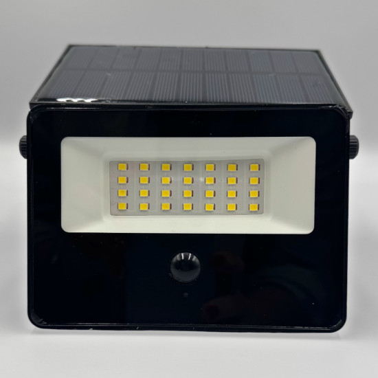 Proiector cu panou solar reglabil si rotativ 360 5V/1.5w 6500K 140x133x60mm 50W