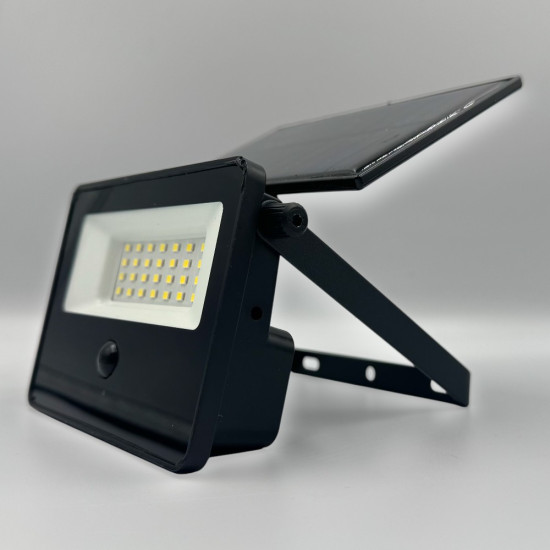 Proiector cu panou solar reglabil si rotativ 360 5V/1.5w 6500K 140x133x60mm 50W