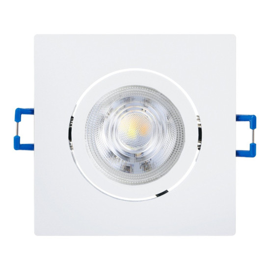 Spot Led Patrat COB alb,  9W=160W, 6500K, lumina rece