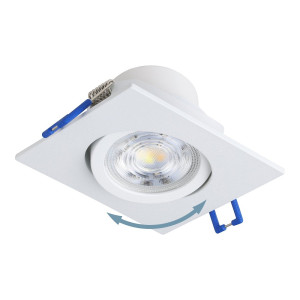 Spot Led Patrat COB alb,  9W=160W, 6500K, lumina rece