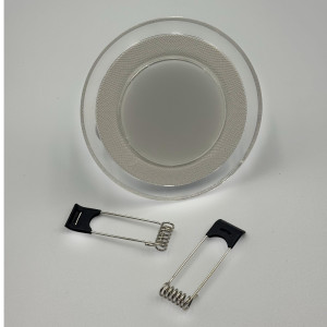 Spot Led Rotund Rama Transparenta  18W/6500K/1000lm