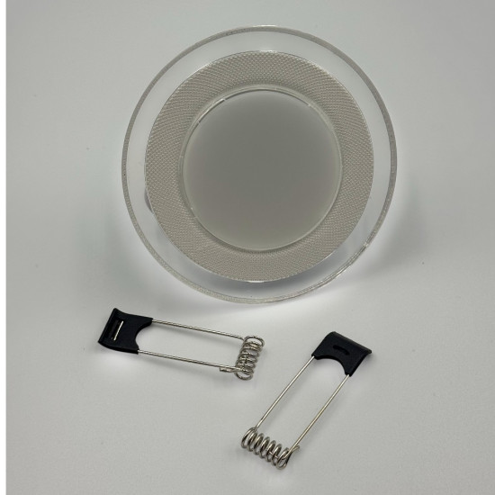 Spot Led Rotund Rama Transparenta  18W/6500K/1000lm