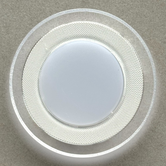 Spot Led Rotund Rama Transparenta  18W/6500K/1000lm