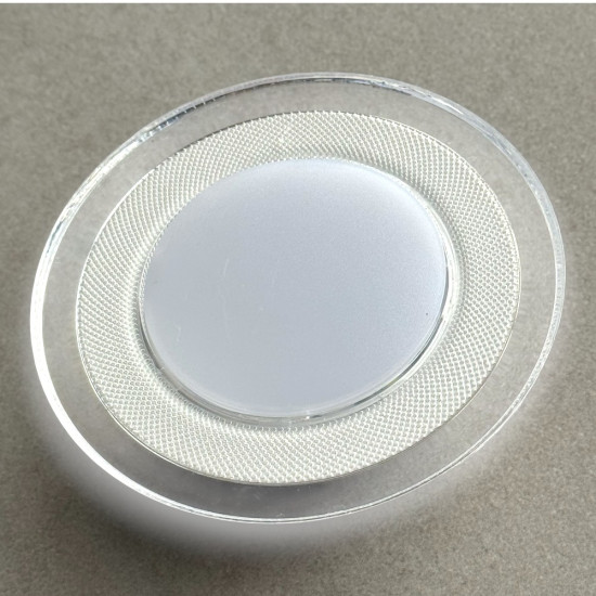 Spot Led Rotund Rama Transparenta  18W/6500K/1000lm