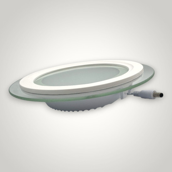 Spot Led Rotund Rama Transparenta  12W/6500K/600lm