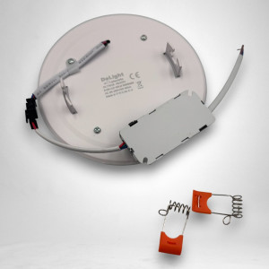 Spot LED Rotund Doua Culori  6+3W 3000k-6500k 450lm Trei Functii