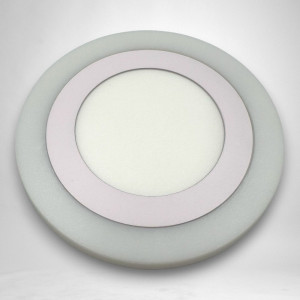 Spot LED Rotund Doua Culori  12+6W 3000k-6500k  Trei Functii